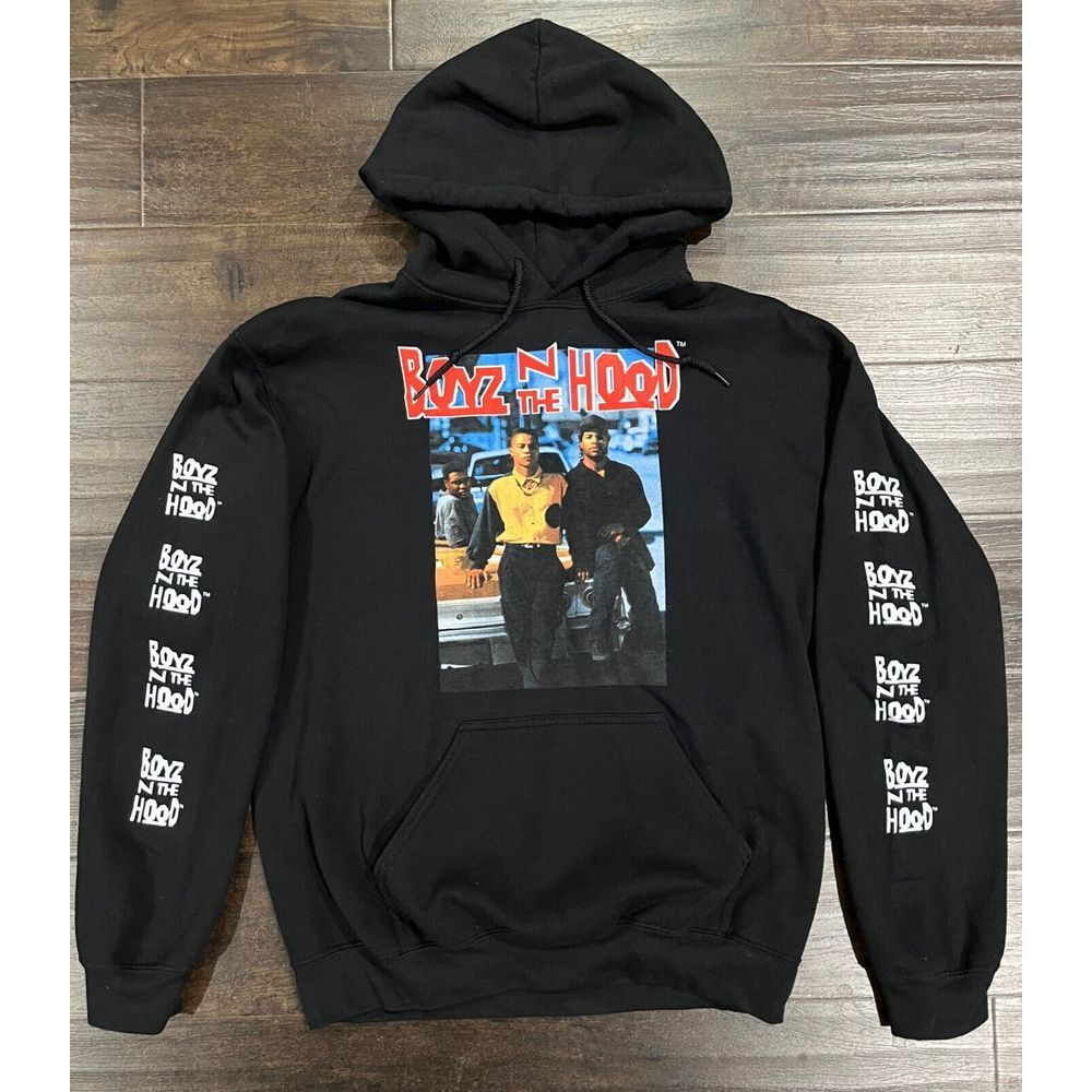 Boyz N The Hood Movie Unisex Long Sleeve Hoodie Rare (Black, M, PolyCotton)
